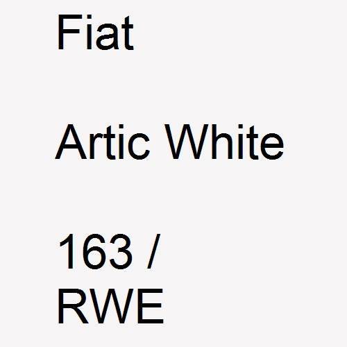 Fiat, Artic White, 163 / RWE.